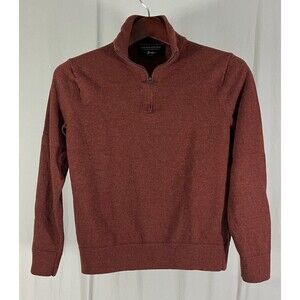 Banana Republic Merino Wool Sweater Men’s M Burnt Orange *See Photos
